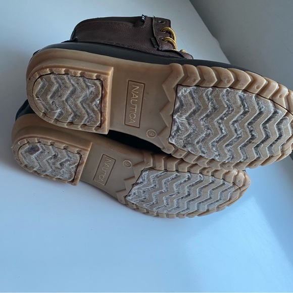 NAUTICA Womens Brown Channing Lace-up Warm Weather Boots Waterproof Size 9 - Picture 10 of 13